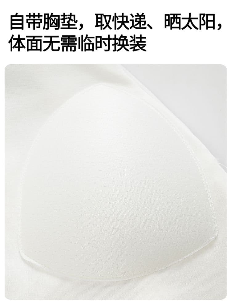 100 순면 임산부 달 서비스 사계절 웨어러블 출산 후 감금 수유 먹이주기 벨트 가슴 패드 잠옷 투피스 세트 상세 이미지 5