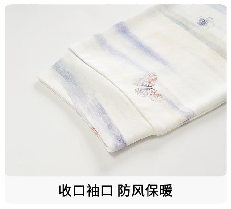 100 순면 임산부 달 서비스 사계절 웨어러블 출산 후 감금 수유 먹이주기 벨트 가슴 패드 잠옷 투피스 세트 상세 이미지 12