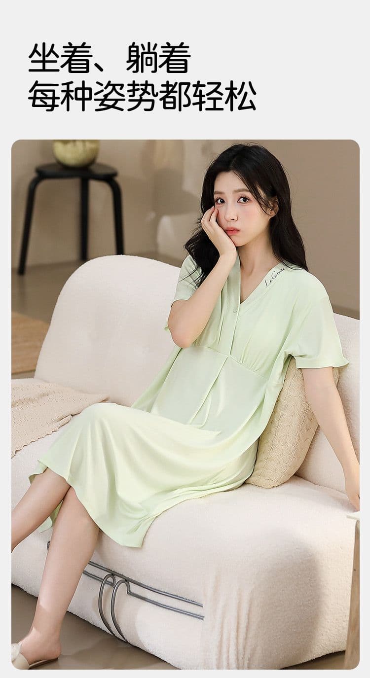 세대 서울 면 여름 임신 엄마 달 치마 태아기 출산 후 벨트 가슴 패드 모유 수유 용 치마 상세 이미지 21