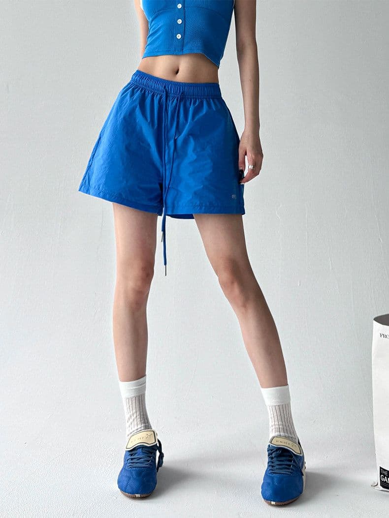 3 차원 허리 머리 2026 여름 슈퍼 화재 새로운 루즈핏 넓은 다리 운동 반바지 여성 키가 큰 다용도 한 마디 바지 상세 이미지 7