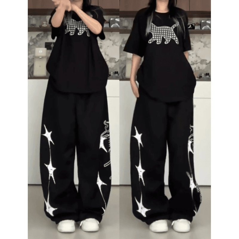 s-6xl 캐주얼 다용도 운동 와이드 레깅스 바지 여름 섹션 하이웨이스트 슬림해 보이는 통기성 아니요 무더운 도루 센스 굴곡 바지 상세 이미지 2