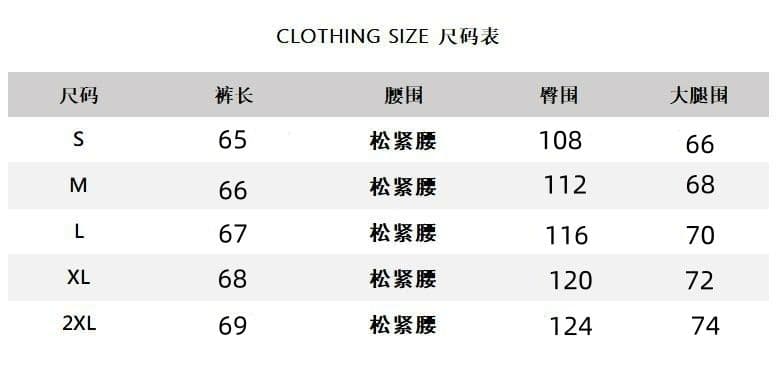 원본 워터 마크 자수 레트로 알파벳 자수 펌프 로프 카모플라주 7부 바지 남녀 루즈핏 넓은 다리 스트레이트 반바지 상세 이미지 1