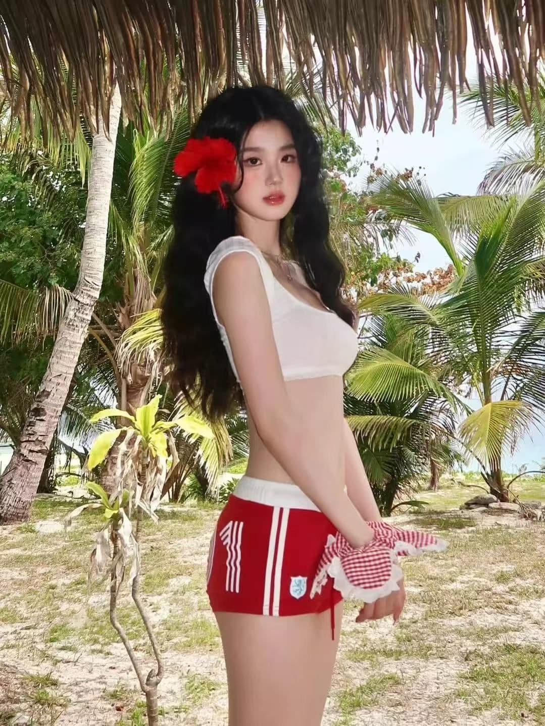 원본 솜씨 원본 원단 40 좋은 면 당겨 프레임 순면 아메리칸 핫걸 핫 바지 섹시함 로우 웨이스트 반바지 여성 여름 상세 이미지 11