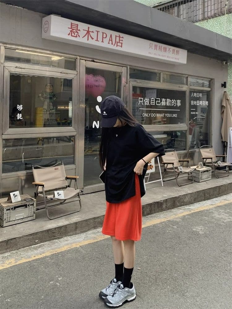 순수한 Mianhua 면 3 차원 인터넷 측면 허리 머리 익스트림 제인 루즈핏 여름 중성 바람 운동 캐주얼 루즈핏 반바지 아이들 상세 이미지 21