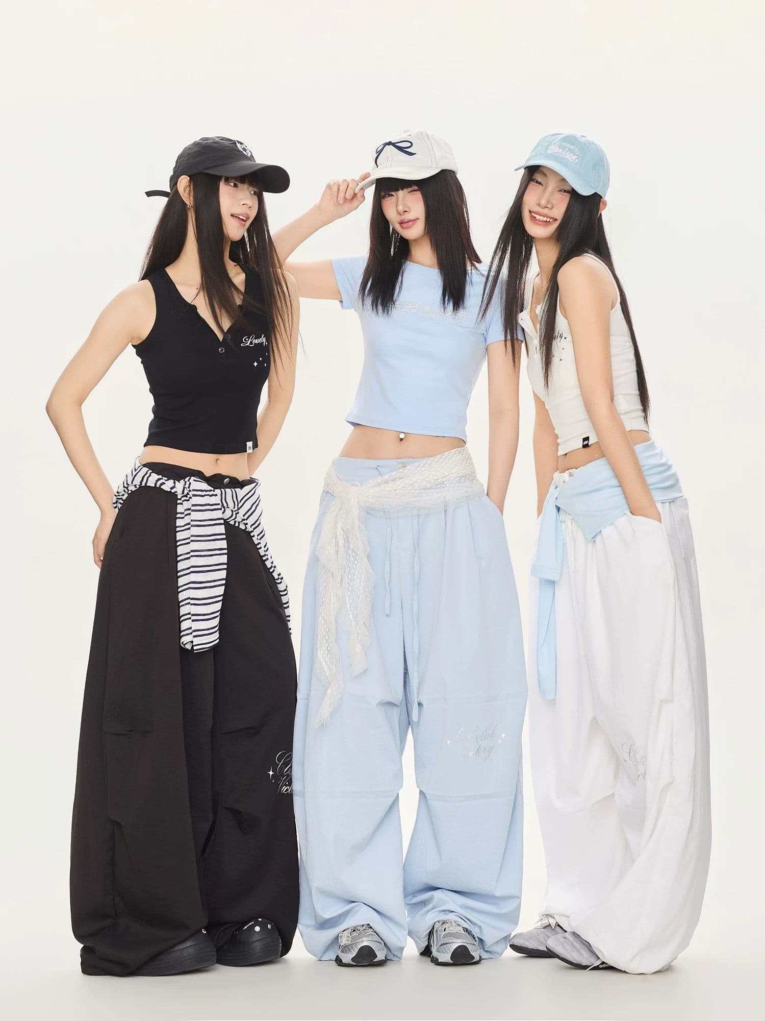긴 바지 모래 워시 모방 면 슬랙스 머리 하프 밴딩 여름 야마모토 바지 춤추기 운동 바지 핫걸 캐주얼 바지 여성