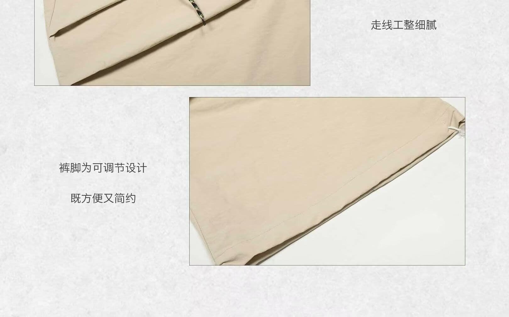 아메리칸 높음 거리 캐주얼 워크웨어 팬츠 여성 2026 봄 여름 새로운 학생 루즈핏 넓은 다리 높음 거리 바지 상세 이미지 3