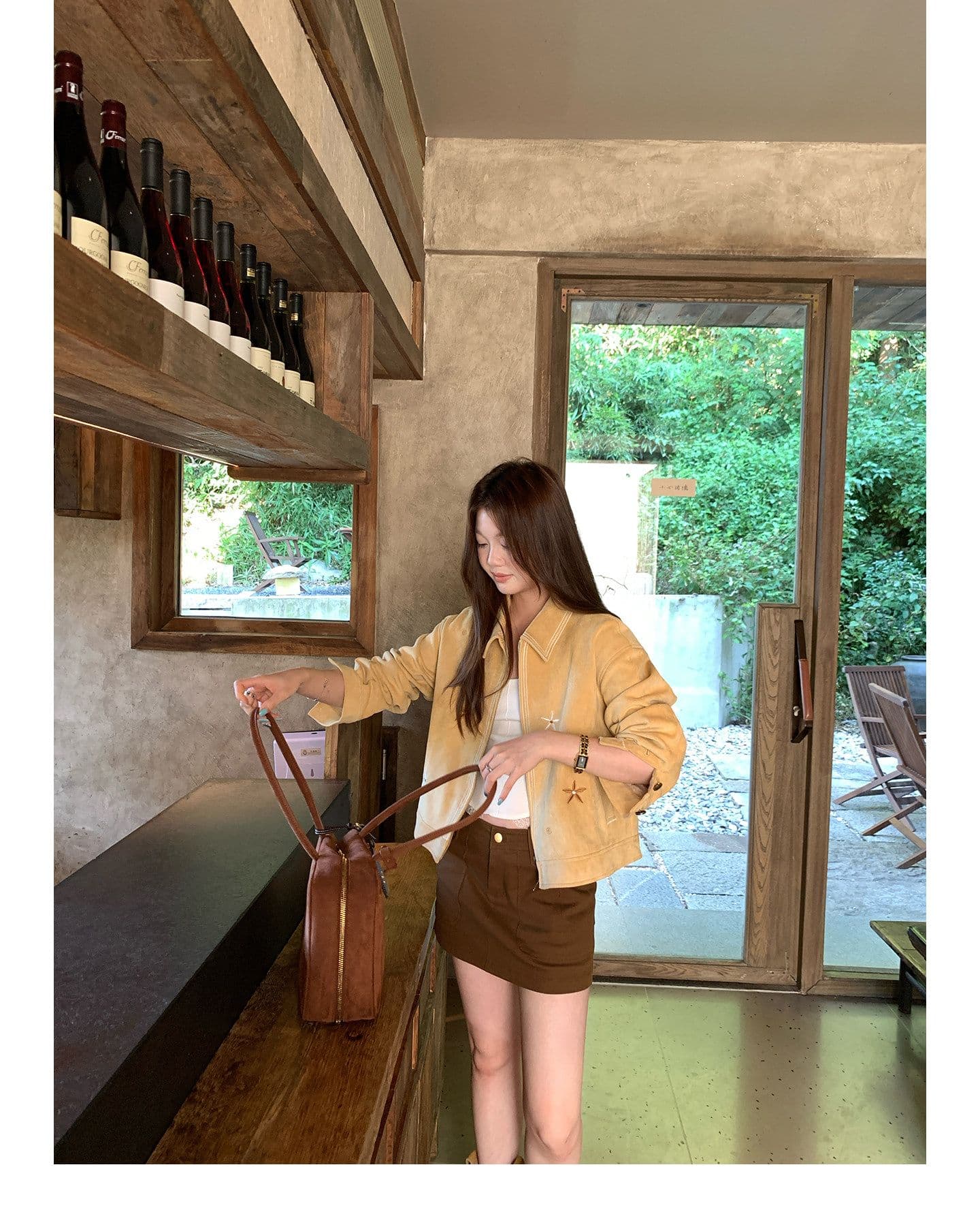 threeh 다우 시시 치즈 레트로 자수 재킷 여성 코트 이른 가을 디자인 센스 작은 대중 고급 쇼트 스타일 맨위 이미지 2