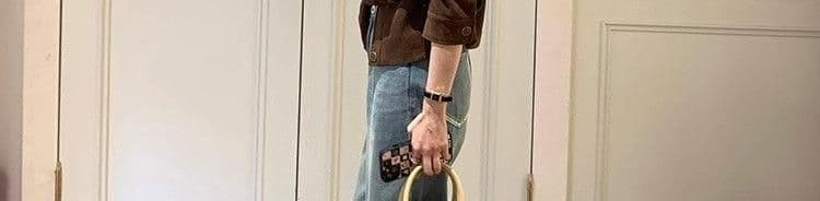 아름다움 라드. 스웨이드 원단 재킷 여성 짧은 2026 봄 가을 새로운 레트로 루즈핏 작은 키 얇은 스타일 재킷 맨위 상세 이미지 29