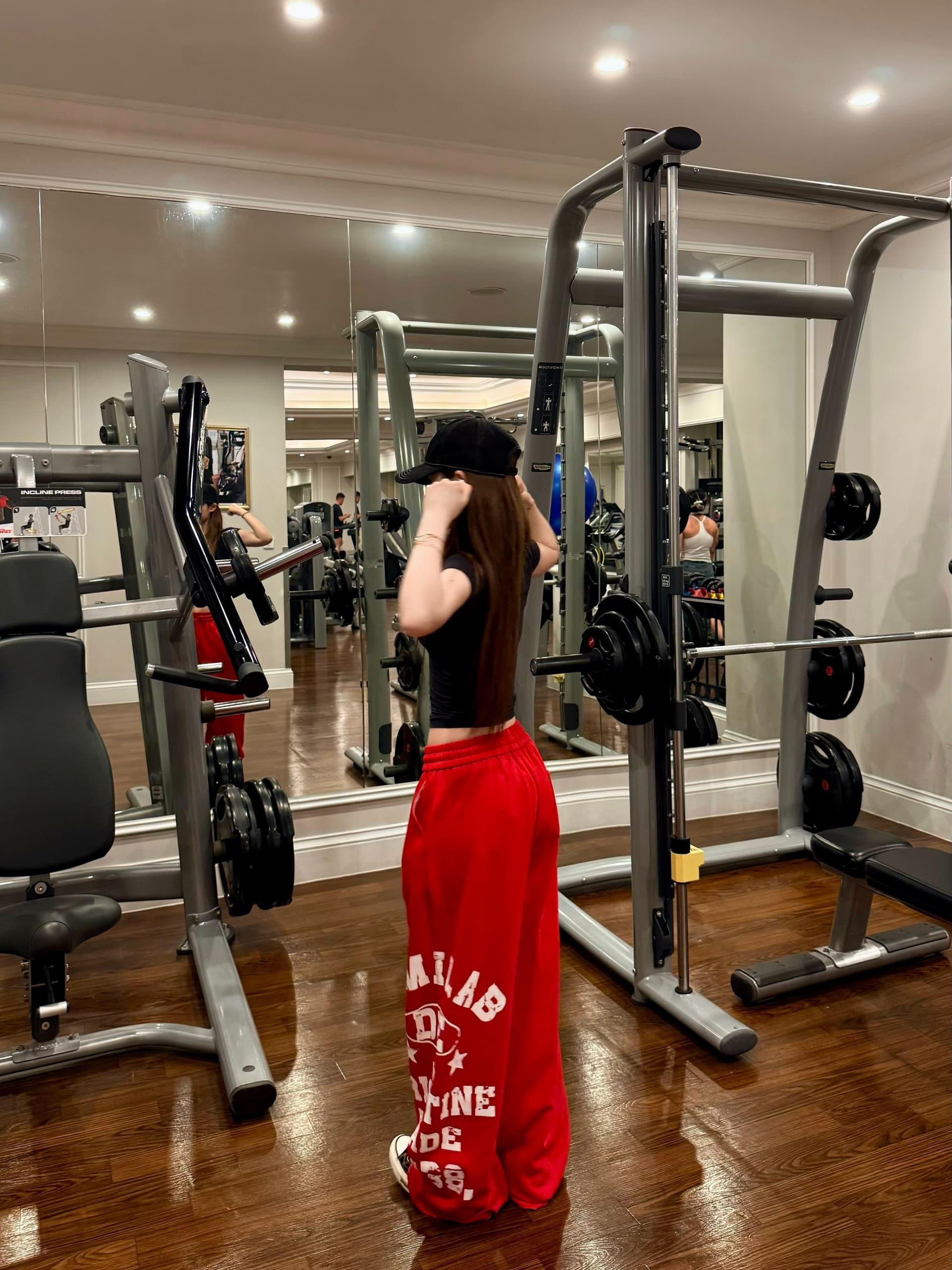 좋은 품질 원본 올린 사람 : 에디션 알파벳 프린트 운동 웨이 바지 남녀 작은 대중 도루 센스 넓은 다리 바닥 청소 캐주얼 긴 바지 상세 이미지 3