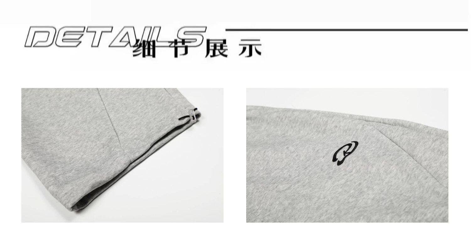 아메리칸 주름 해체 디자인 센스 자수 모통이 칼 웨이 바지 남녀 재즈 댄스 루즈핏 와이드 레그 팬츠 상세 이미지 4