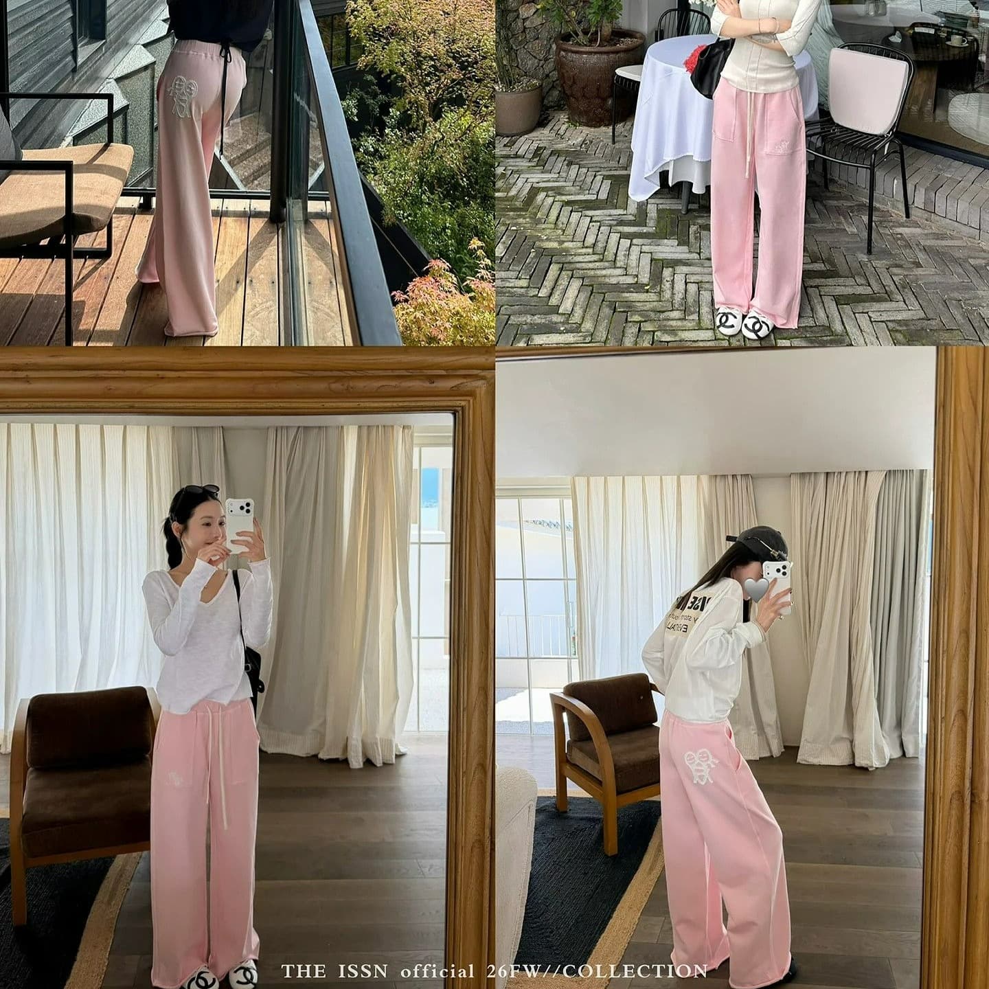 s-4xl 로우 웨이스트 자수 펌프 로프 와이드 레깅스 바지 가을 새로운 느긋한 루즈핏 다용도 도루 센스 스트레이트 캐주얼 바지 이미지 5