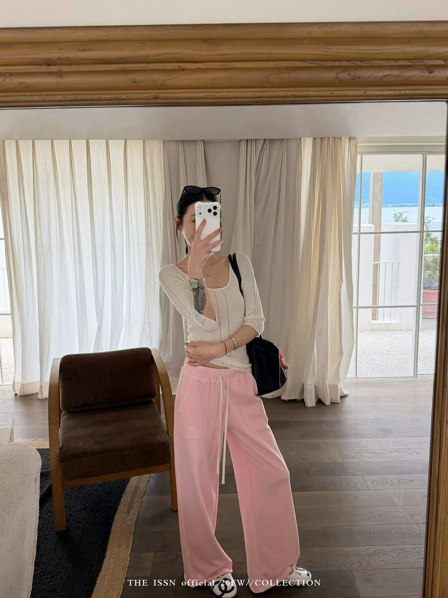 s-4xl 로우 웨이스트 자수 펌프 로프 와이드 레깅스 바지 가을 새로운 느긋한 루즈핏 다용도 도루 센스 스트레이트 캐주얼 바지 상세 이미지 22