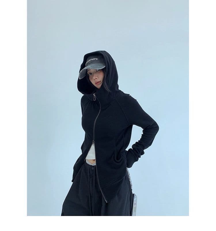 가을 종이 사람들 얇은 스타일 몸매 가꾸기 쇼트 스타일 후드 여성 코트 레트로 캐주얼 느긋한 니트 오픈 가디건 맨위 상세 이미지 24