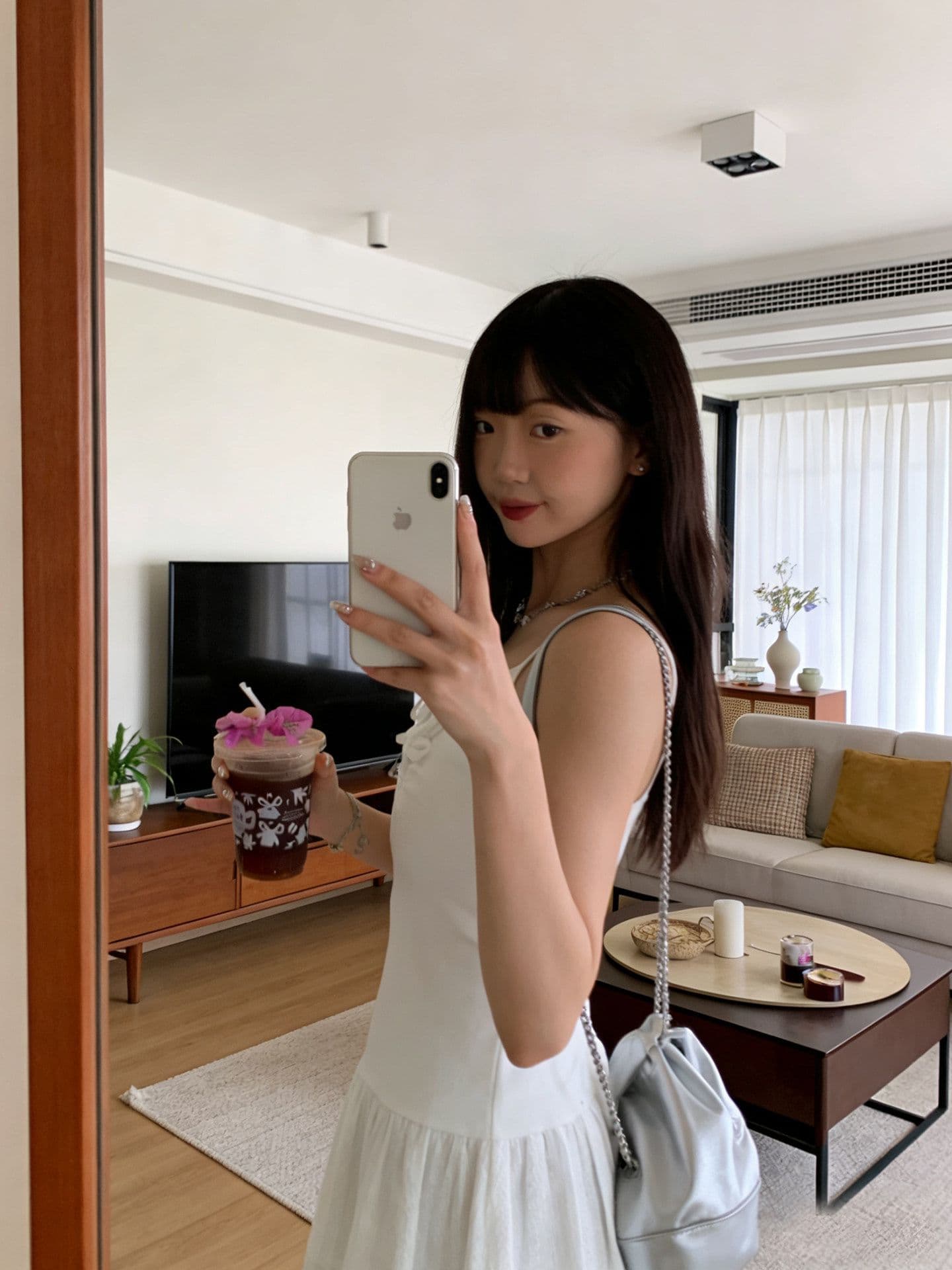 한 부서 스트랩 주름 조끼 슬립 여름 미니멀리즘 몸매 가꾸기 이중층 레이스 치마 인사이드 가져 가라. 외출용 아름다운 맨위 상세 이미지 13