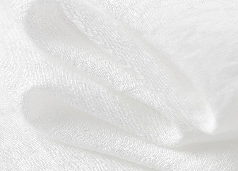 원본 원단 순면 화이트 베이비 칼라 반팔 여성 셔츠 한 부서 허리 수축 슬림해 보이는 셔츠 맨위 상세 이미지 7