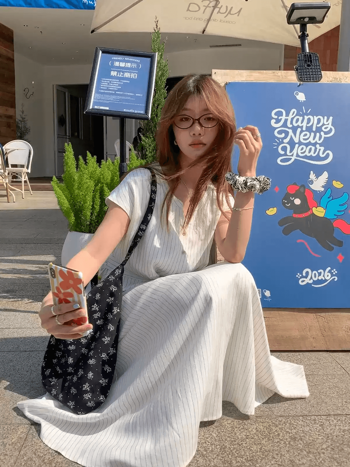 여름 새로운 스트라이프 디자인 미니멀리즘 슬림해 보이는 스트랩 드레스 vintage 레트로 우아함 바람 빅 사이즈 치마 상세 이미지 2