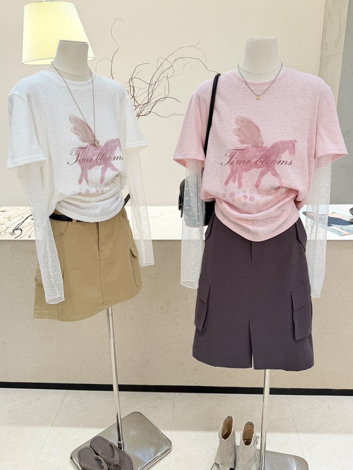 눈꽃 면 케이블 루오 Na 칼라 빅 사이즈 300 근 긴팔 티셔츠 여성 여름 패치워크 망사 태양 보호 셔츠 캐주얼 맨위 이미지 2