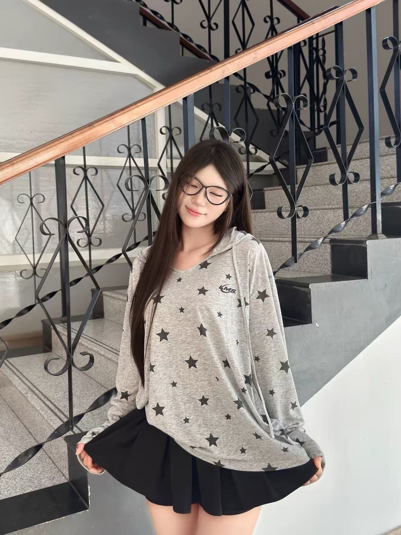 광저우 눈꽃 면 자외선 차단 블라우스 여성 상세 이미지 5