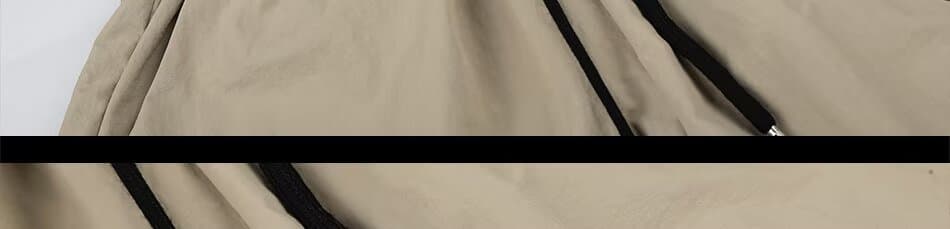 트렌드 아메리칸 레트로 고급 센스 주름 낙하산 병 워크웨어 팬츠 여름 얇은 스타일 넓은 다리 다용도 바나나 모통이 칼 바지 상세 이미지 11
