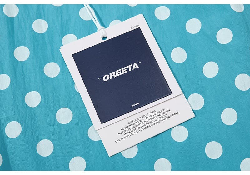 아메리칸 레트로 전체 인쇄 도트 무늬 프린트 넓은 다리 모통이 칼 웨이 바지 남녀 루즈핏 hiphop 조수 브랜드 스트리트 댄스 캐주얼 바지 상세 이미지 21