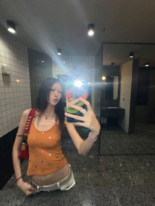 사람들 면 모달 1 1 와 사고 방식 260 그램 프랑스식 비즈 행침 목 도트 무늬 여름 몸매 가꾸기 순수한 욕망 맨위 이미지 2