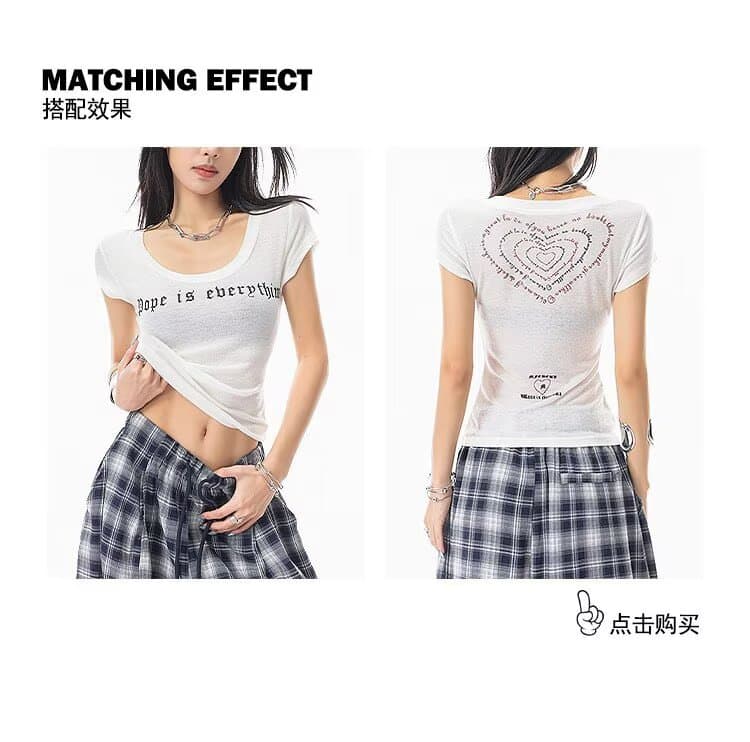26 이른 가을 새로운 비즈 펌프 로프 허리밴드 체크무늬 루즈핏 넓은 다리 캐주얼 바지 상세 이미지 2