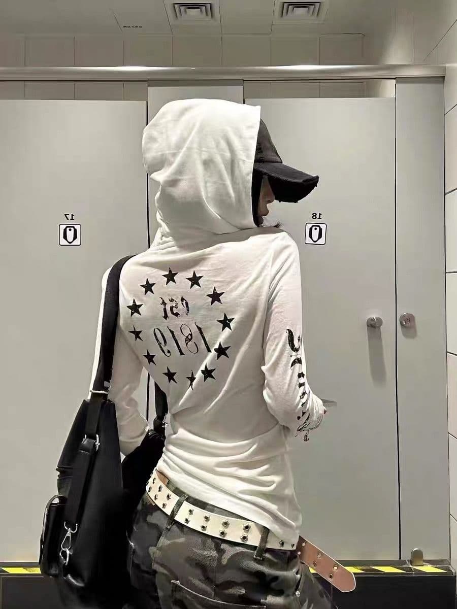 원본 솜씨 이중층 모자 광저우 눈꽃 면 자외선 차단 블라우스 여성 상세 이미지 10