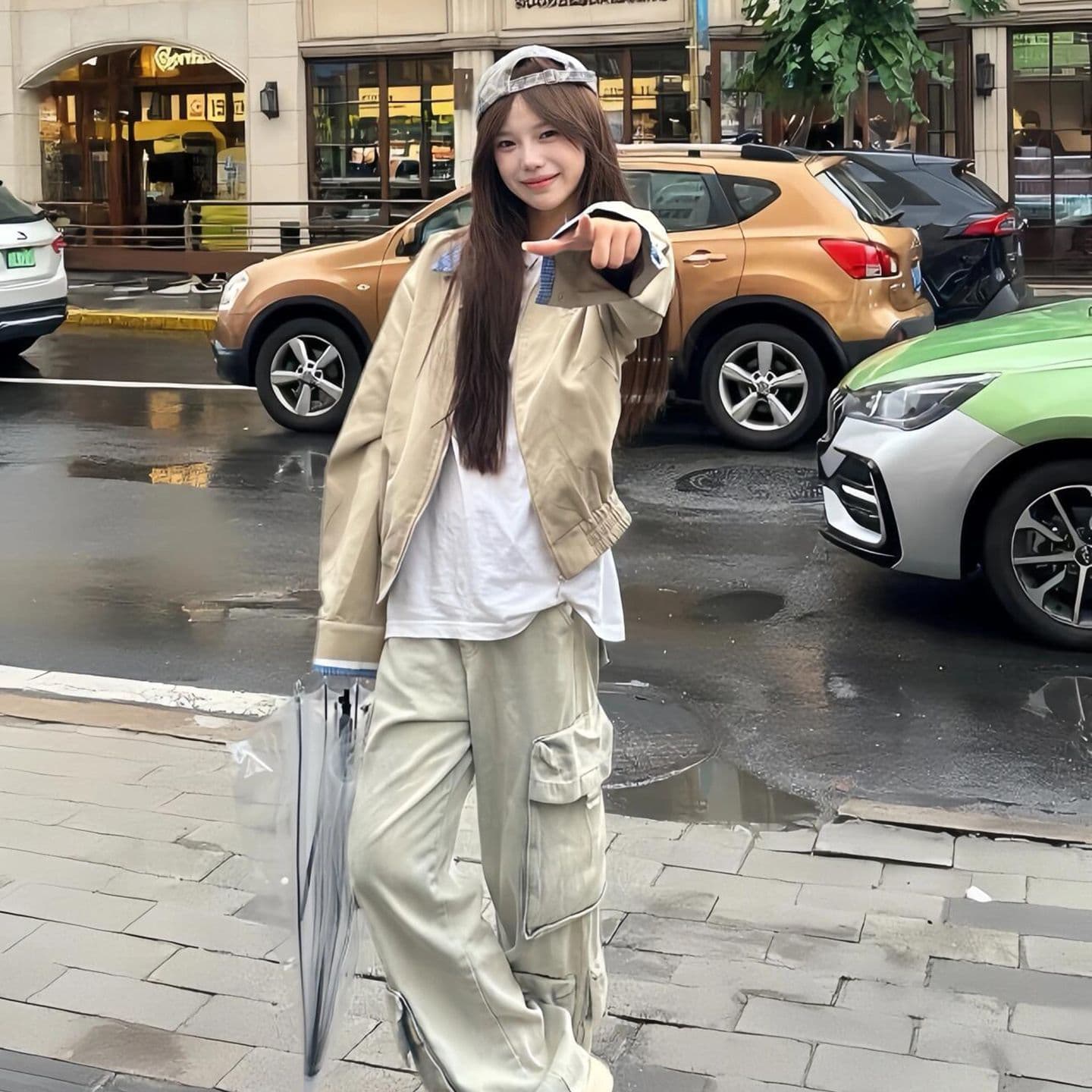 얇은 스타일 털이 있는 백금 지퍼 자수 원본 천 인사이드 펌프 순수한 Mianhua 면 복합 후드티 여성 이미지 3