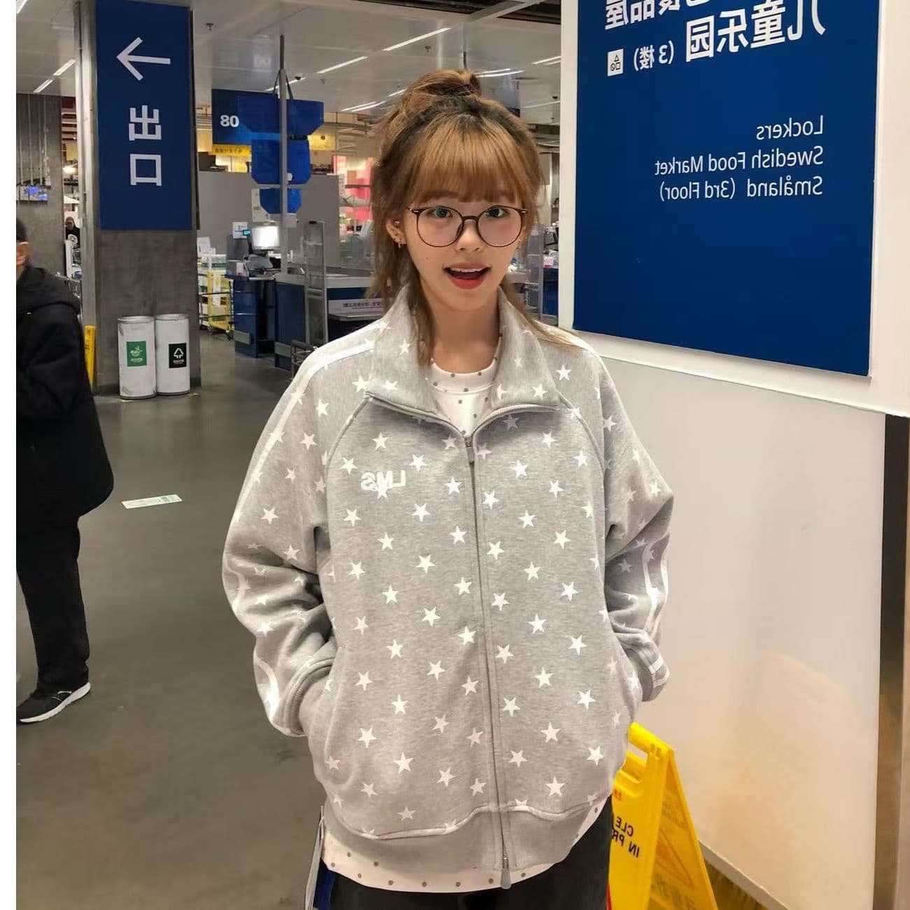 얇은 스타일 털이 있는 클립 칼라 것 자수 순수한 Mianhua 면 복합 후드티 여성 이미지 3