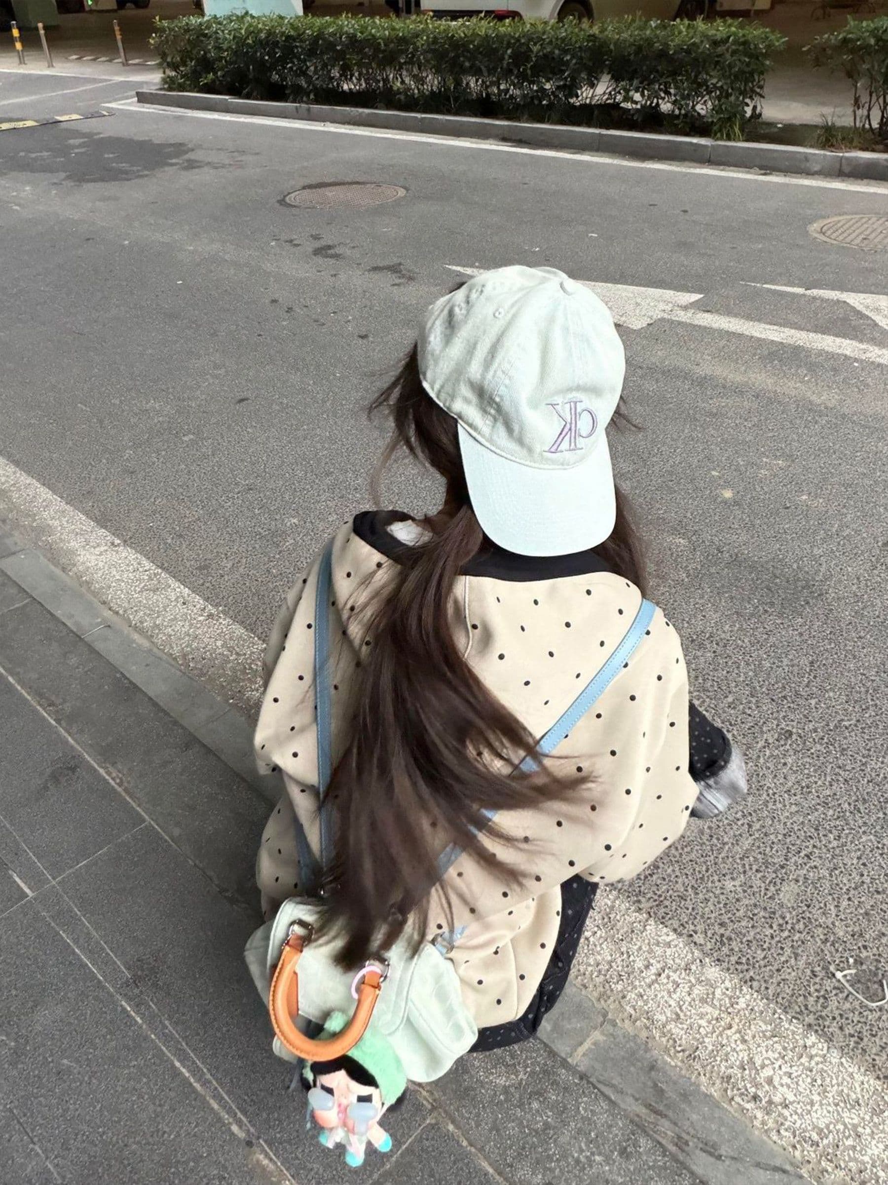 얇은 스타일 자수 소매 구멍 압력 라인 원본 당겨서 측면 순수한 Mianhua 면 복합 후드티 여성 상세 이미지 7
