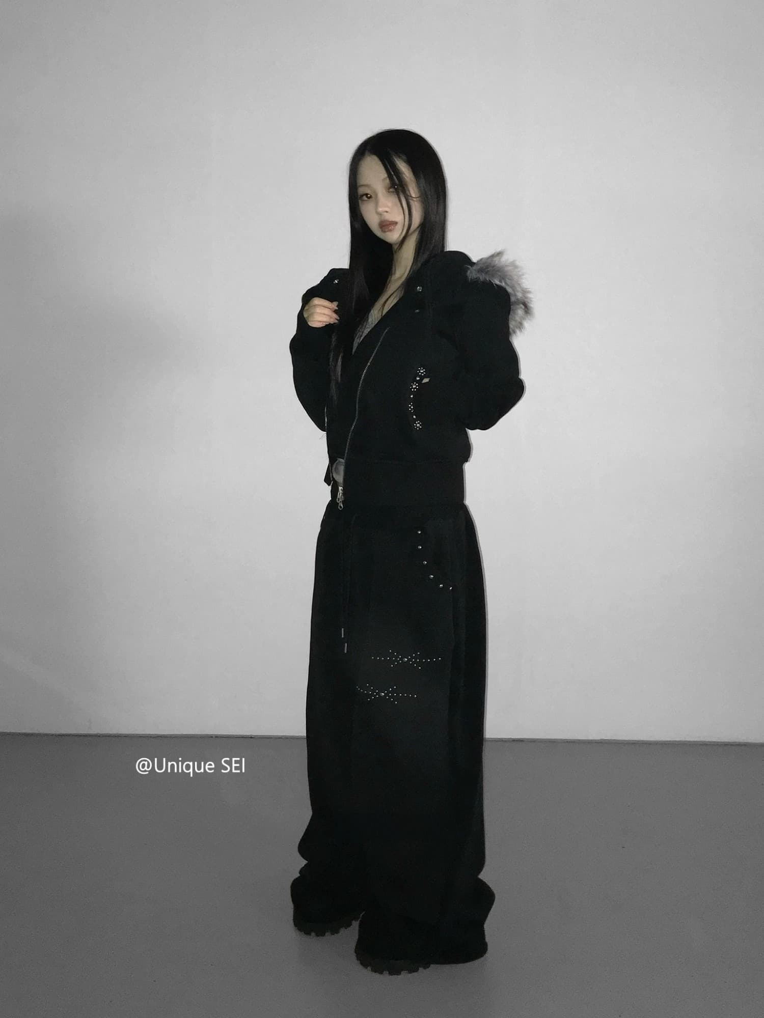 아메리칸 레트로 거리 징 허리밴드 넓은 다리 춤추기 웨이 바지 남녀 루즈핏 슬림해 보이는 다용도 캐주얼 바지 차오 상세 이미지 18