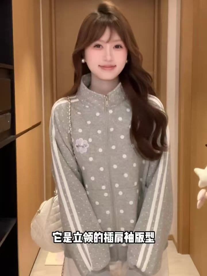 얇은 스타일 털이 있는 이후 패키지 기사 레이스 타이로드 순수한 Mianhua 면 복합 후드티 여성 상세 이미지 4