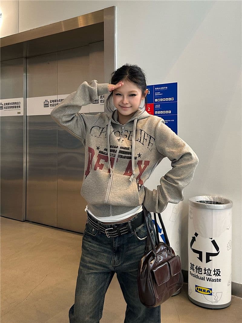 순수한 Mianhua 면 쇼트 스타일 후드 티 스웨터 여성 코트 가을 거리 바람 몸매 가꾸기 지퍼 오픈 가디건 2026 상세 이미지 11