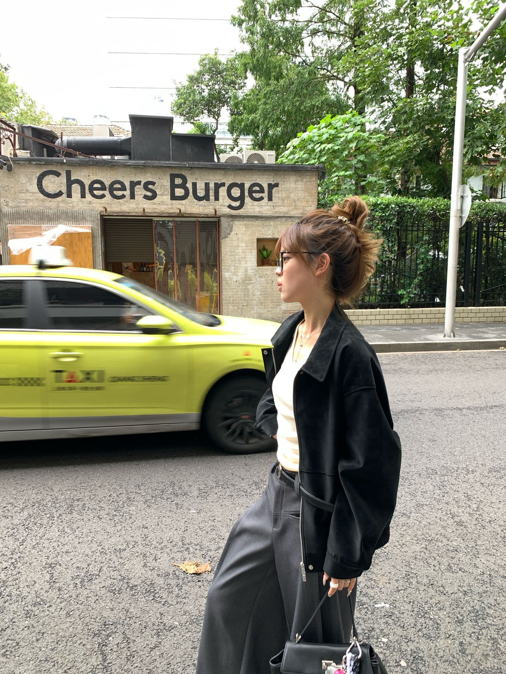 threeh 레트로 재킷 여성 가을 겨울 아메리칸 루즈핏 폴로 칼라 캐주얼 다용도 재킷 맨위 고급 겉옷 상세 이미지 20