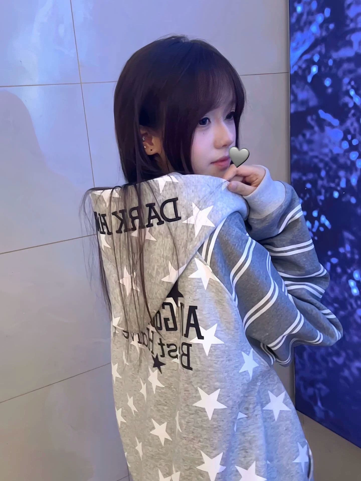 순수한 Mianhua 면 쇼트 스타일 후드 티 스웨터 여성 코트 가을 거리 바람 몸매 가꾸기 지퍼 오픈 가디건 2026 상세 이미지 3