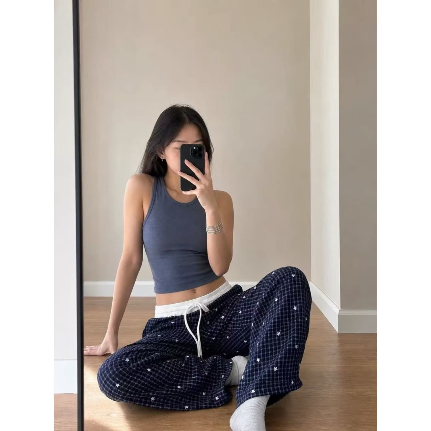 가을 새로운 루즈핏 스트레이트 웨이 바지 남성 조수 브랜드 높음 거리 와이드 레그 팬츠 레트로 악당 잘 생긴 느긋한 바람 긴 바지 이미지 4