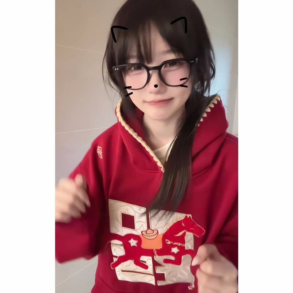 얇은 스타일 털이 있는 자수 이후 패키지 칼라 순수한 Mianhua 면 복합 후드티 여성 상세 이미지 7