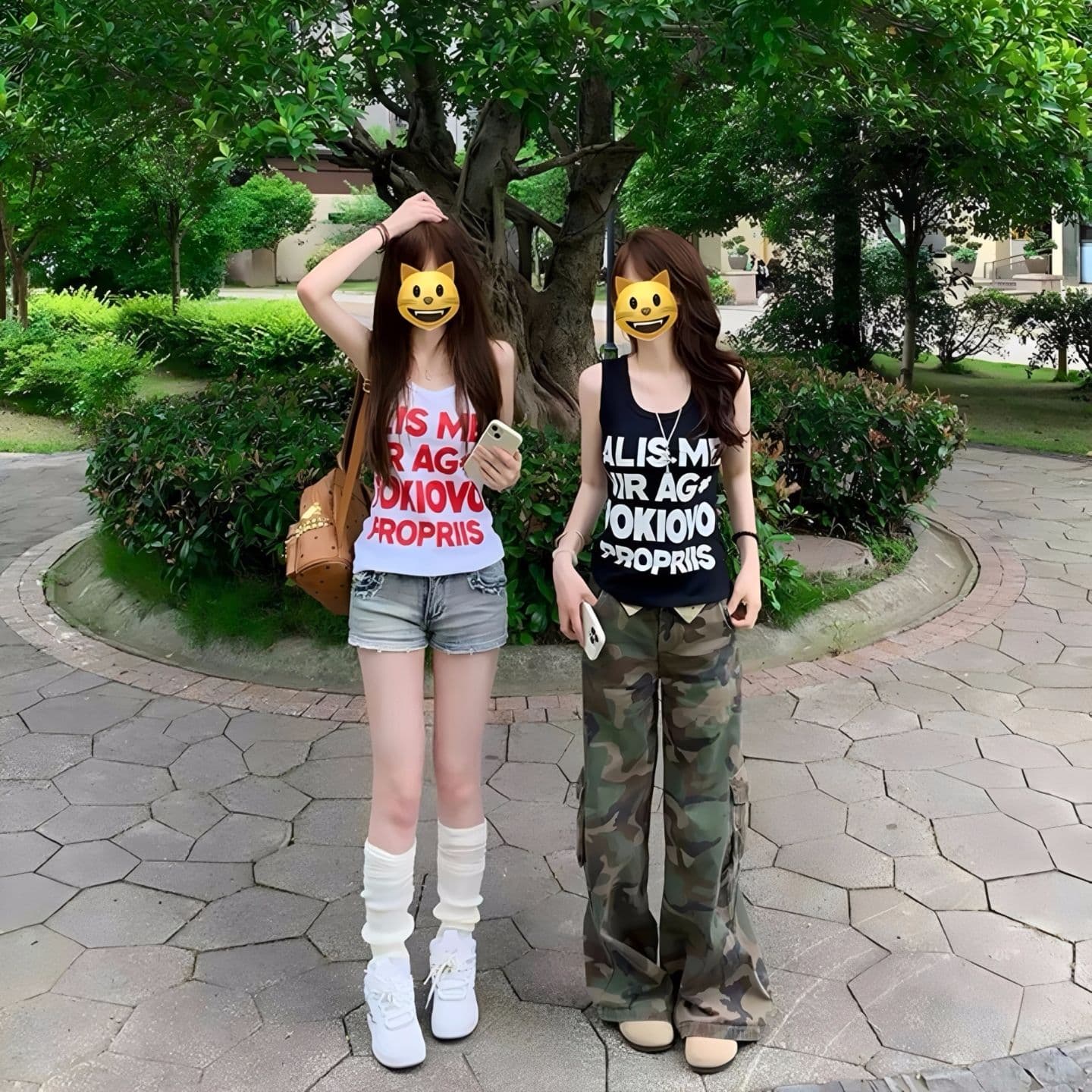 21 순면 빗질하다 닫기 아메리칸 레트로 알파벳 프린트 민소매 조끼 여성 여름 맨위 트렌디 이미지 5