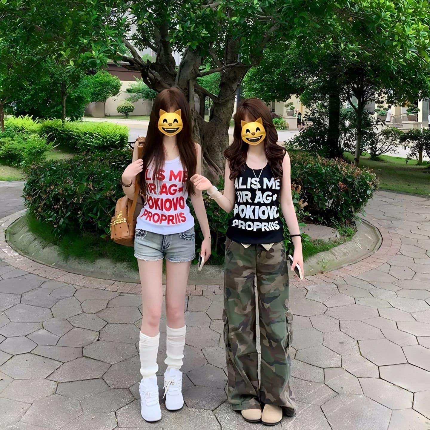 21 순면 빗질하다 닫기 아메리칸 레트로 알파벳 프린트 민소매 조끼 여성 여름 맨위 트렌디 이미지 3