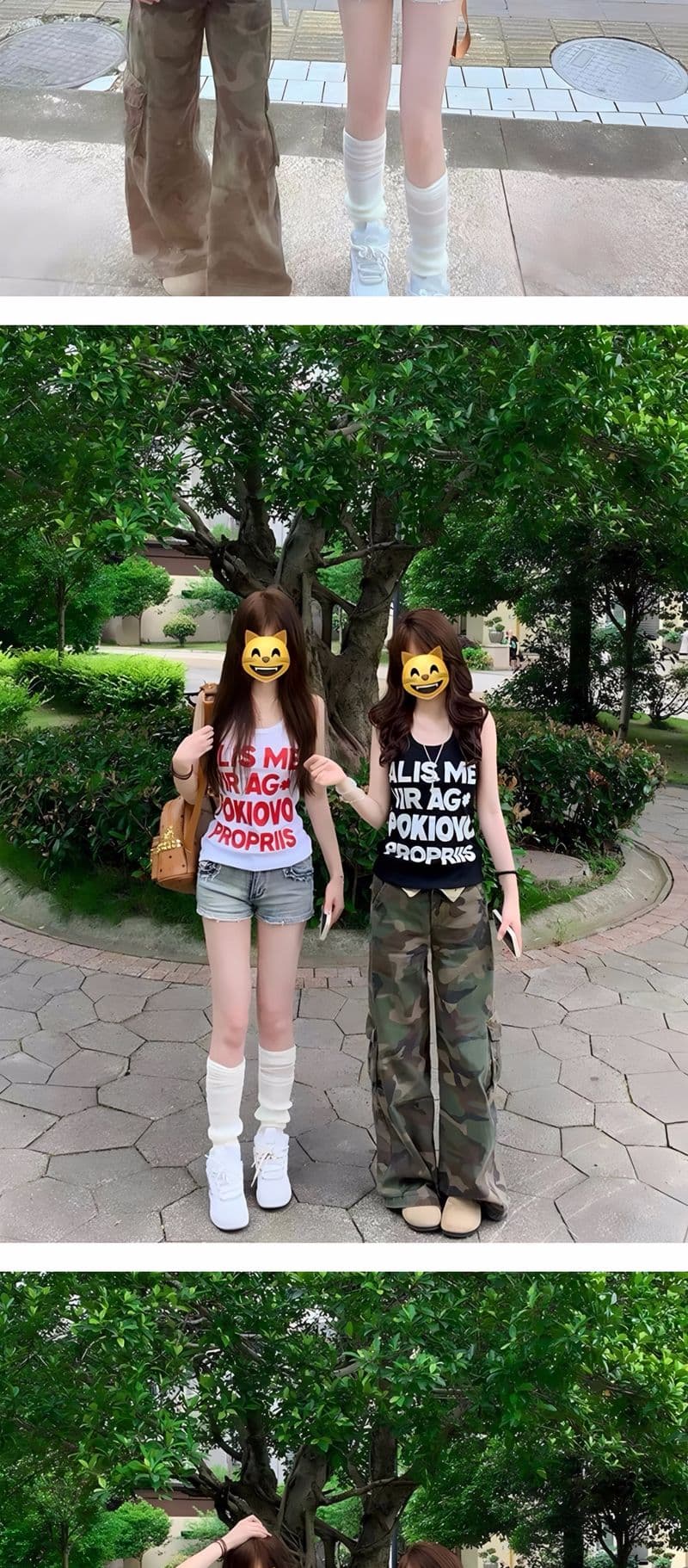 21 순면 빗질하다 닫기 아메리칸 레트로 알파벳 프린트 민소매 조끼 여성 여름 맨위 트렌디 상세 이미지 4