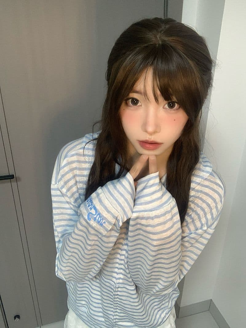 원본 솜씨 프린트 이중층 모자 광저우 라이 경기 서울 원단 후드 자외선 차단 블라우스 여성 상세 이미지 4