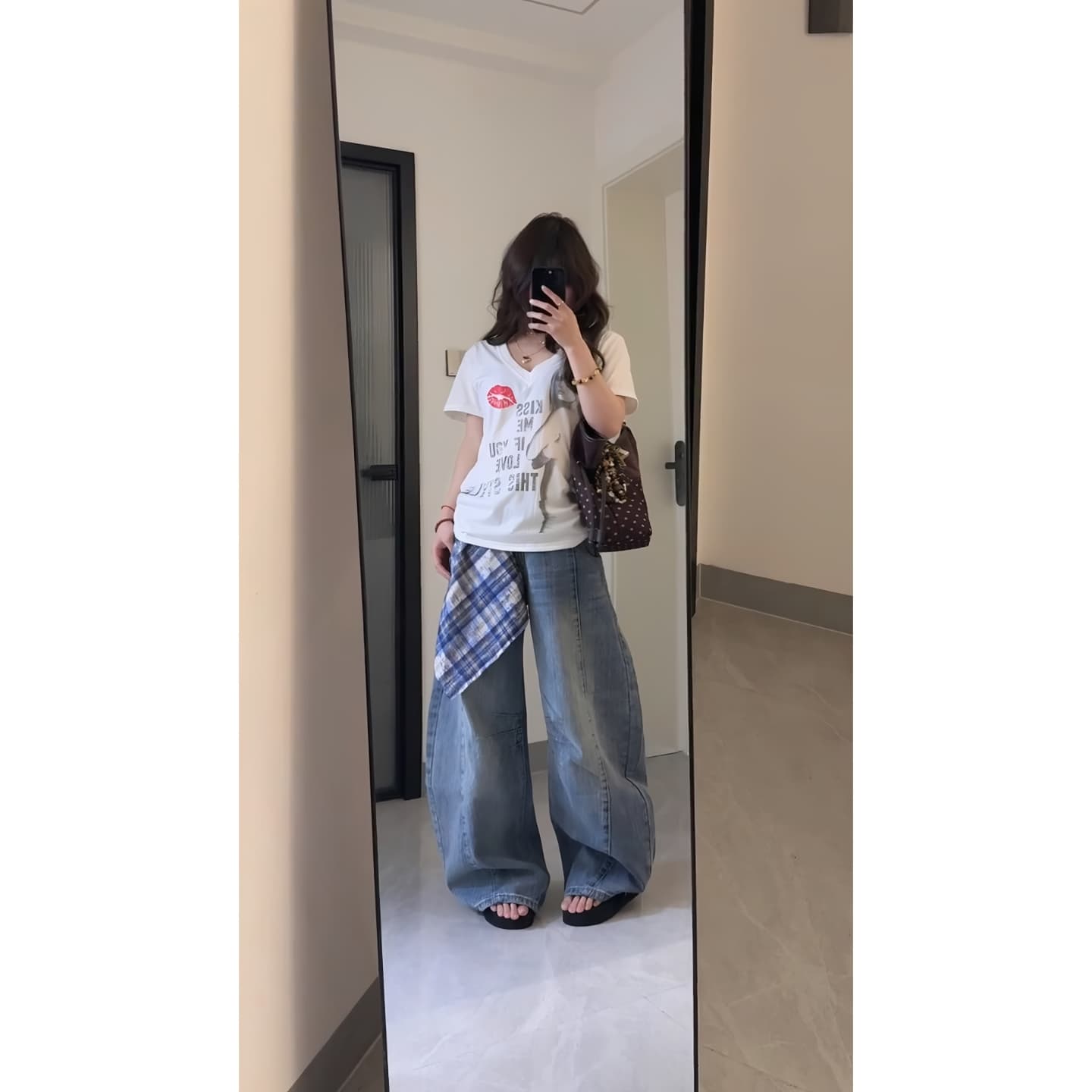 비 압력 그림 완제품 프린트 210 그램 95 면 40s 오스트리아 델 레트로 초상화 아메리칸 몸매 가꾸기 반팔 이미지 2