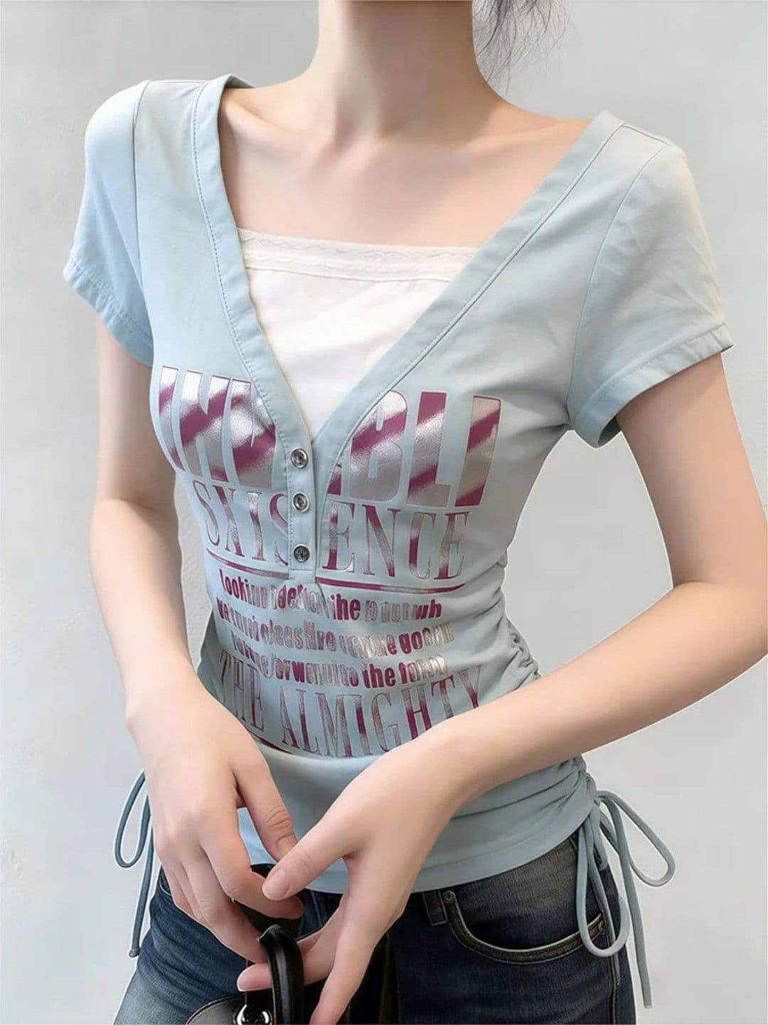 210 그램 40 좋은 면 1 1 아메리칸 레트로 거리 조수 브랜드 긍정적 인 어깨 반팔 티셔츠 여성 여름 핫걸 맨위