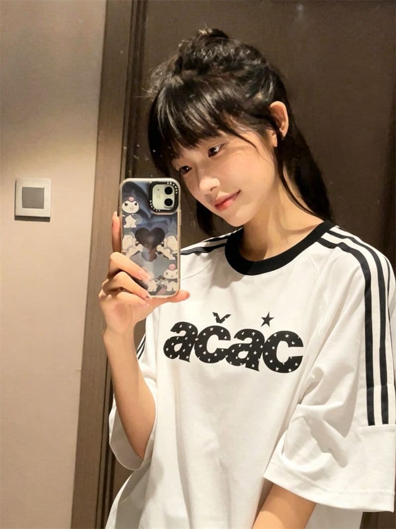 좋은 품질 리본 패치 자수 네리 가게 천 19 지점 220 그램 순면 반팔 티셔츠