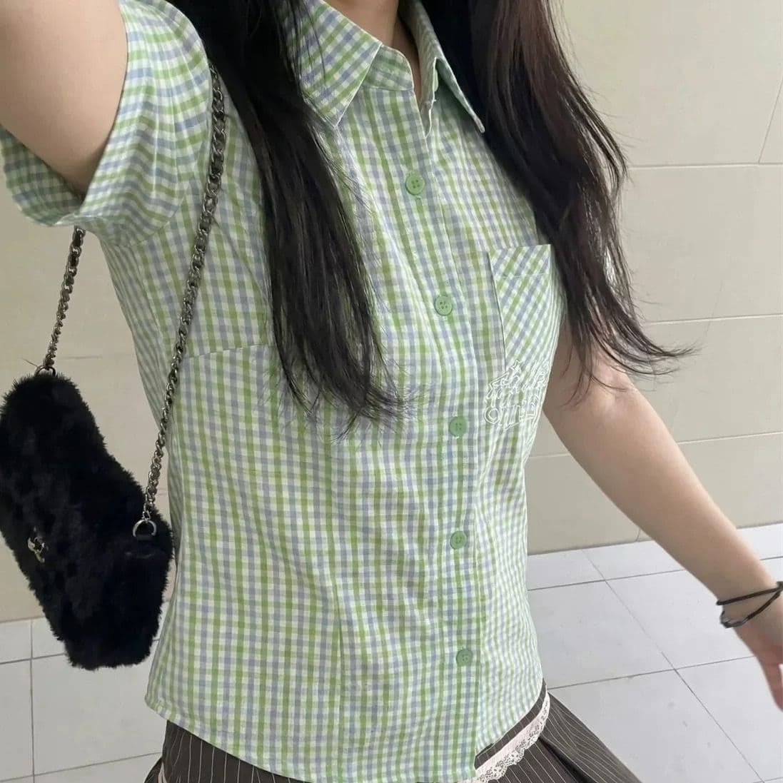이전 조각 자수 뒤로 주문 표준 광저우 셔틀 직물 polo 반팔 셔츠