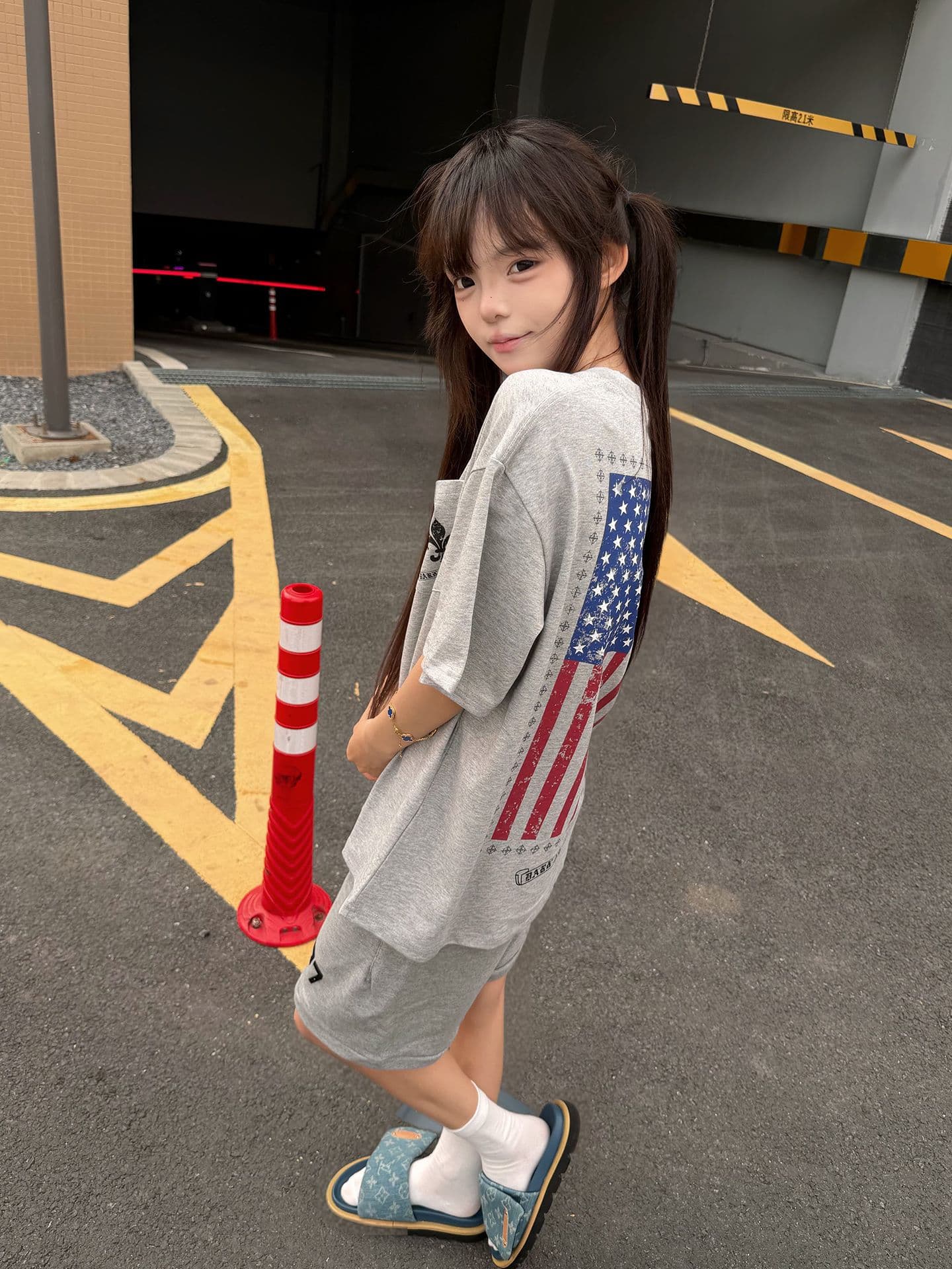원본 솜씨 19 지점 220 그램 순면 반팔 티셔츠 여성 상세 이미지 6