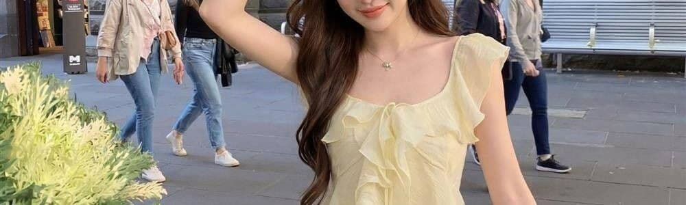 원본 원단 프랑스식 프릴 민소매 조끼 셔츠 여성 여름 불규칙 루즈핏 슬림해 보이는 품격 맨위 상세 이미지 2