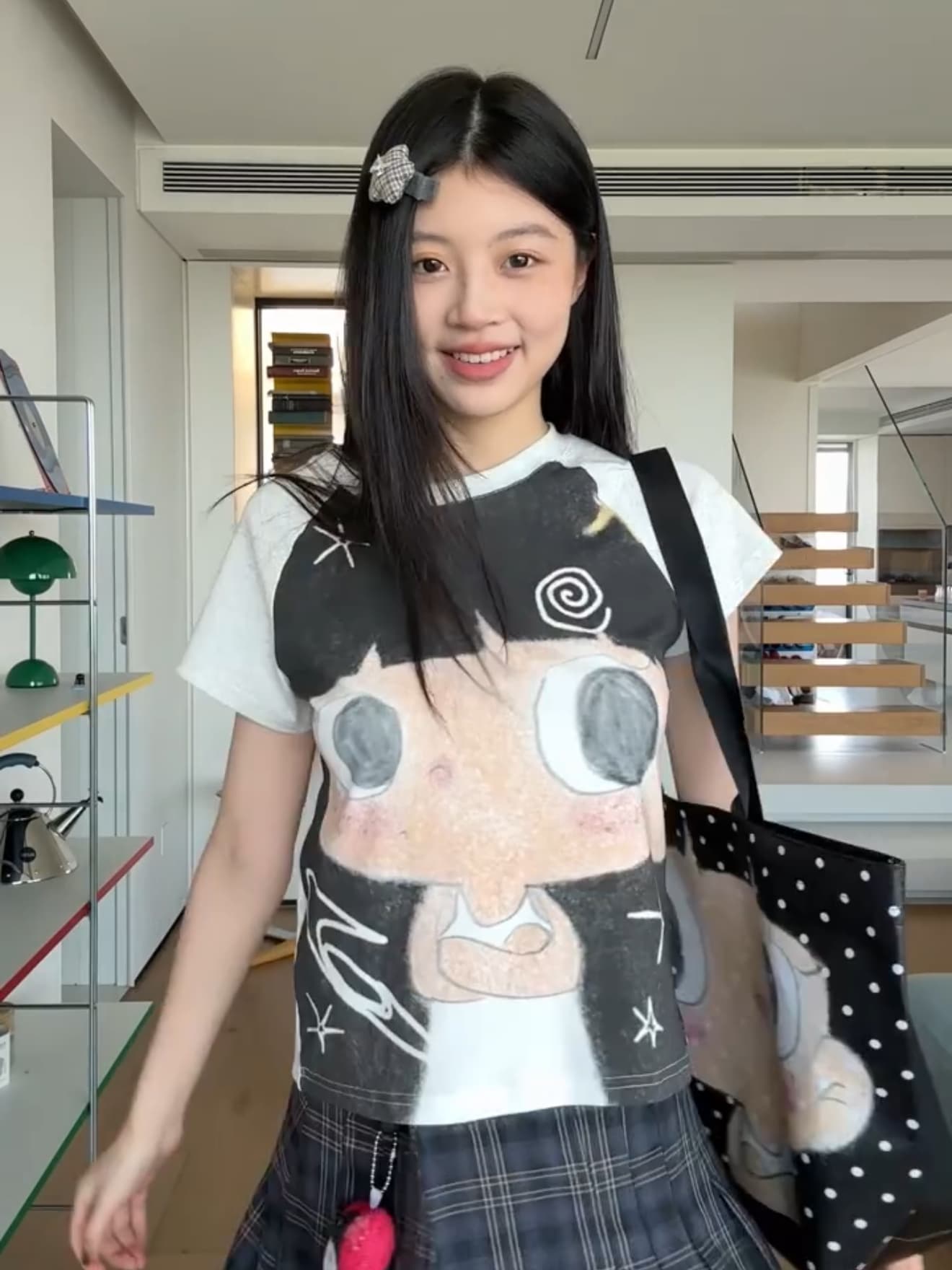 직분사 없음 접착제 센스 좋은 품질 솜씨 40 220 그램 92 면 8 암모니아 Lun 삽입 어깨 소매 티셔츠 여성 상세 이미지 7