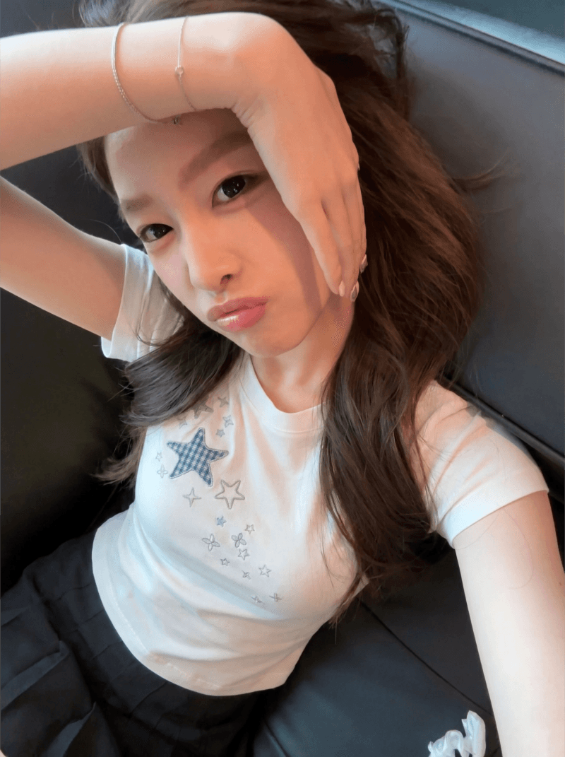 자수 네리 가게 천 40 220 그램 92 면 8 암모니아 Lun 몸매 가꾸기 반팔 티셔츠 이미지 3