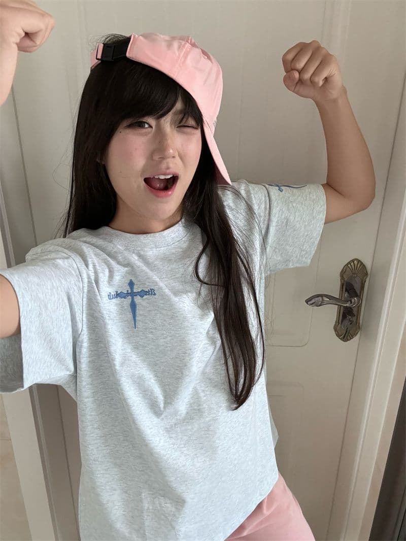 좋은 품질 자수 네리 가게 천 주문 접착제 표준 19 지점 220 그램 순면 반팔 티셔츠 이미지 3